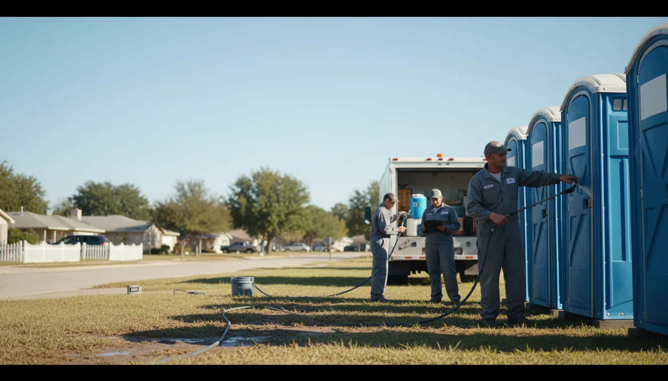 Long-Term Portable Toilet Rental in Carrollton, TX near me